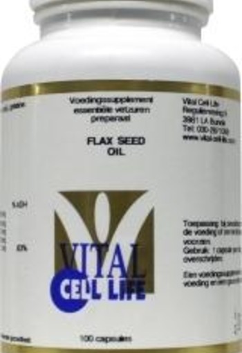 Vital Cell Life Flax seed oil 1000 mg (100 Capsules)