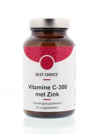TS Choice Vitamine C 300 mg & zink (60 Zuigtabletten)