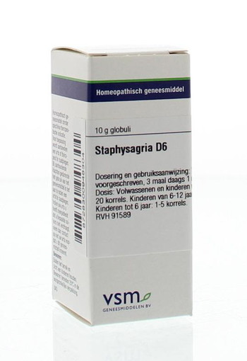 VSM Staphysagria D6 (10 Gram)