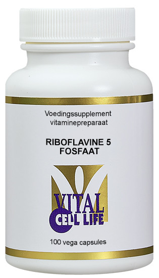 Vital Cell Life Riboflavine 5 fosfaat/vitamine B2 22mg (100 Capsules)
