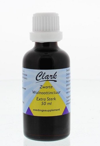 Clark Zwarte walnoottinctuur extra sterk (50 Milliliter)