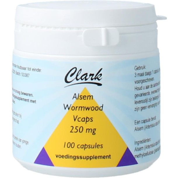 Clark Alsem/wormwood/indhana (100 Vegetarische capsules)