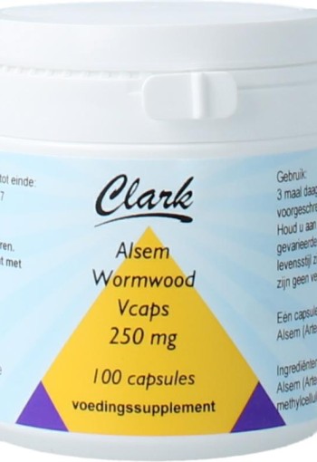 Clark Alsem/wormwood/indhana (100 Vegetarische capsules)