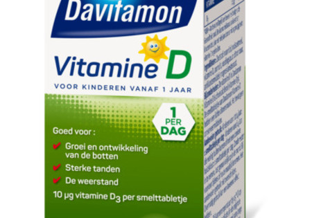 Davitamon Vitamine D Kind Smelttablettjes 150tab