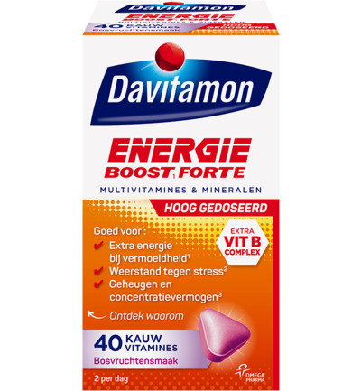 Davitamon Energie Extra Bosvruchten 40kt