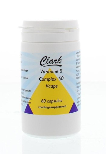 Clark Vitamine B complex 50 (60 Vegetarische capsules)