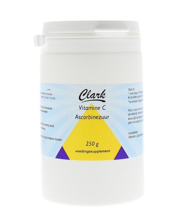 Clark Vitamine C ascorbine zuur (250 Gram)