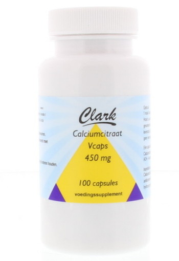 Clark Calcium citraat 450 mg (100 Vegetarische capsules)