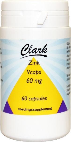 Clark Zink 60mg (60 Vegetarische capsules)