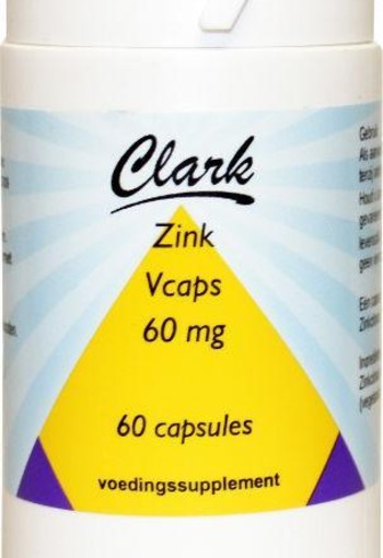 Clark Zink 60 mg (60 Vegetarische capsules)