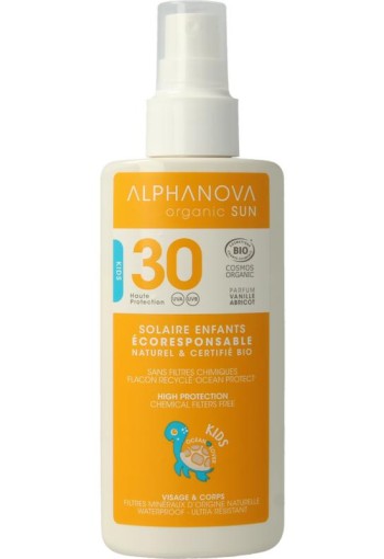 Alphanova Sun Sun spray kids vegan SPF30 (125 Milliliter)