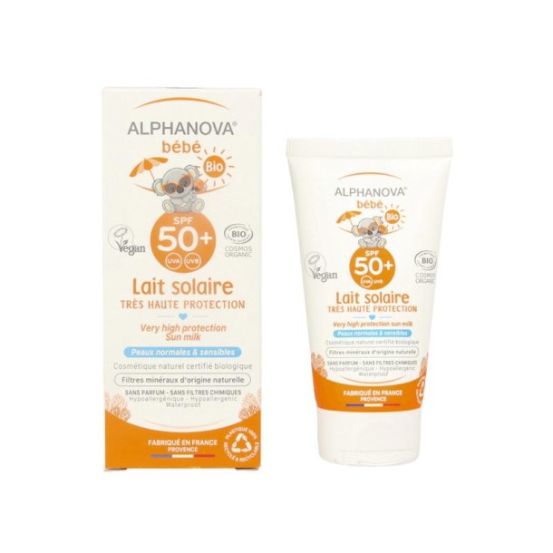 Alphanova Sun Sun bio baby sunscreen milk SPF50+ (50 Gram)