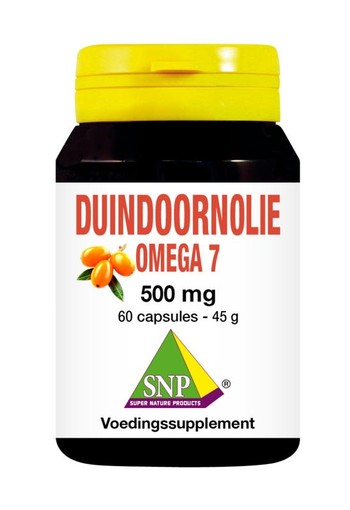 SNP Duindoorn olie omega 7 500 mg halal-kosher (60 Capsules)