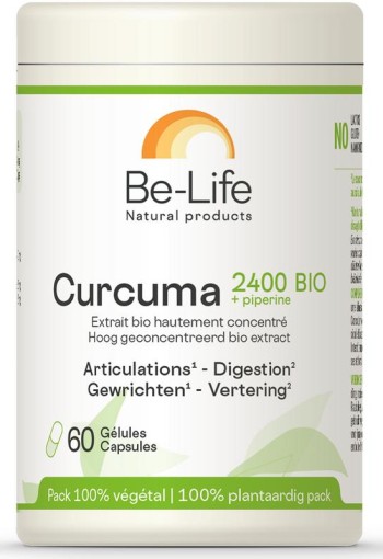 Be-Life Curcuma 2400 + piperine bio (60 Softgels)