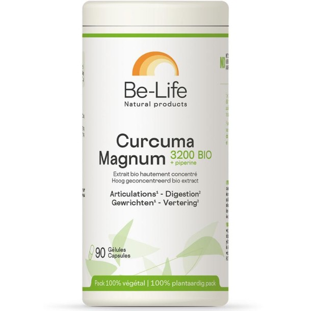 Be-Life Curcuma magnum 3200 + piperine bio (90 Softgels)