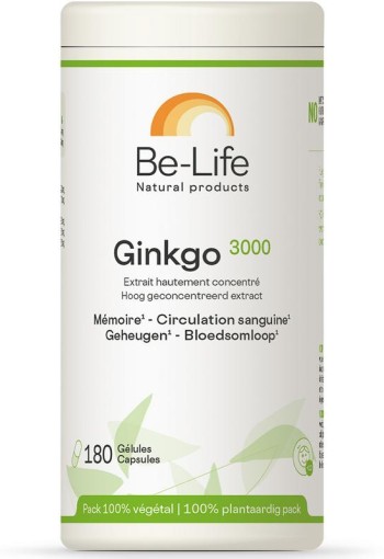 Be-Life Gink-go 3000 bio (180 Softgels)