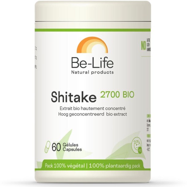 Be-Life Shitake 2700 bio (60 Softgels)