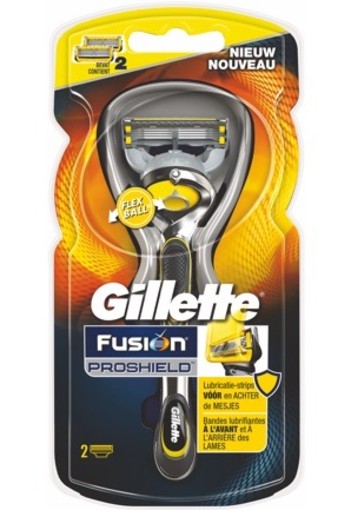 Gillette Fusion Proshield Geel Met 1 Mesje Ex