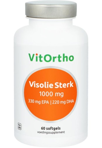 Vitortho Visolie Sterk 1000mg 330mg EPA 220mg DHA (60 Softgels)