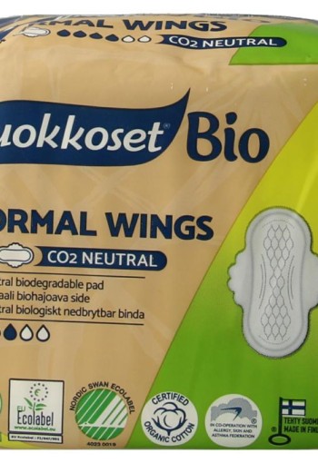 Vuokkoset Bio Maandverband normal wings (12 Stuks)