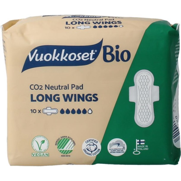 Vuokkoset Maandverband long wings (10 Stuks)
