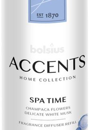 Bolsius Accents diffuser refill spa time (200 Milliliter)