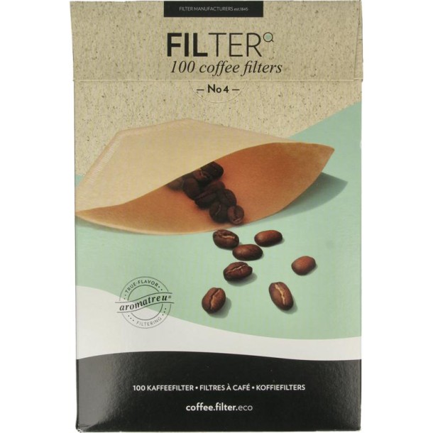 Finum Koffiefilters no. 4 (100 Stuks)