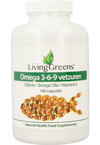 Livinggreens Omega 3-6-9 complex (180 Capsules)