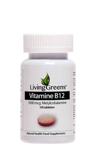 Livinggreens Vitamine B12 methylcobalamine 1000mcg (180 Tabletten)