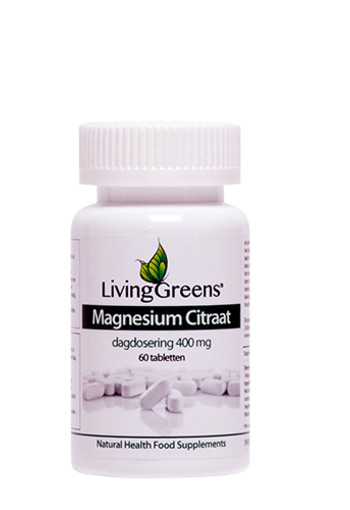 Livinggreens Magnesium citraat 400mg (60 Tabletten)