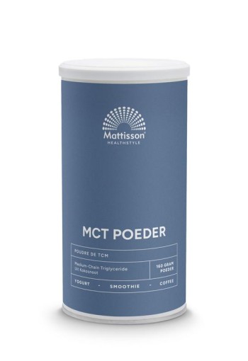 Mattisson MCT Poeder coconut pure (160 Gram)