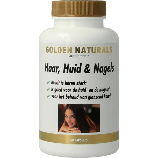 Golden Naturals Haar, huid & nagels 60 Vegetarische capsules
