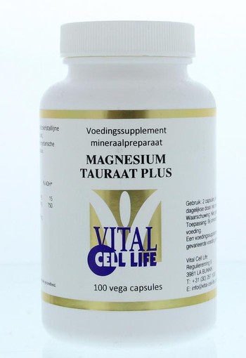 Vital Cell Life Magnesium tauraat plus B6 (100 Capsules)