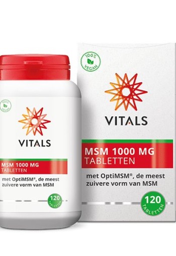 Vitals MSM zwavel 1000 mg (120 Tabletten)