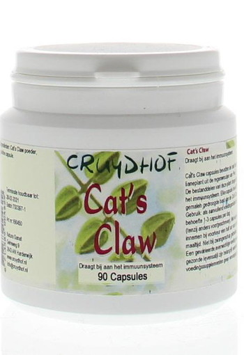 Cruydhof Cat's claw (uncaria tomentosa) (90 Capsules)