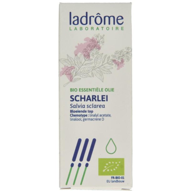 Ladrome Scharlei olie bio (10 Milliliter)