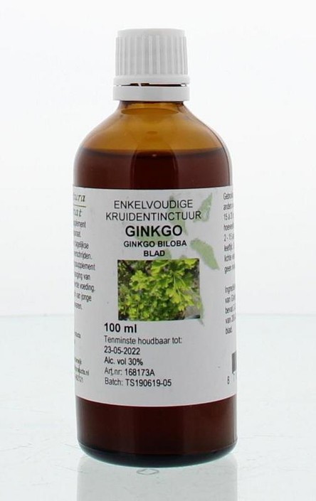 Natura Sanat Ginkgo biloba folia tinctuur (100 Milliliter)