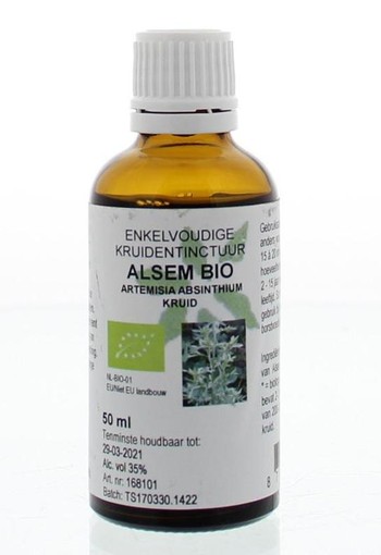 Natura Sanat Artemisia absinthium/alsem tinctuur bio (50 Milliliter)