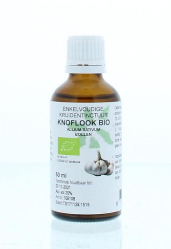 Cruydhof Allium sativum bulb/knoflook tinctuur bio (50 Milliliter)