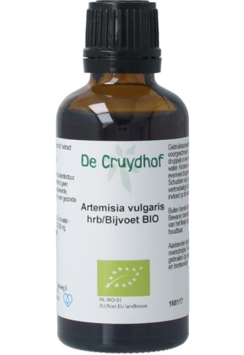 Cruydhof Artemisia vulgaris herb/bijvoet tinctuur bio (50 Milliliter)