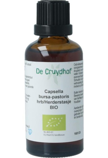 Cruydhof Capsella burs p / herderstasje tinctuur bio (50 Milliliter)