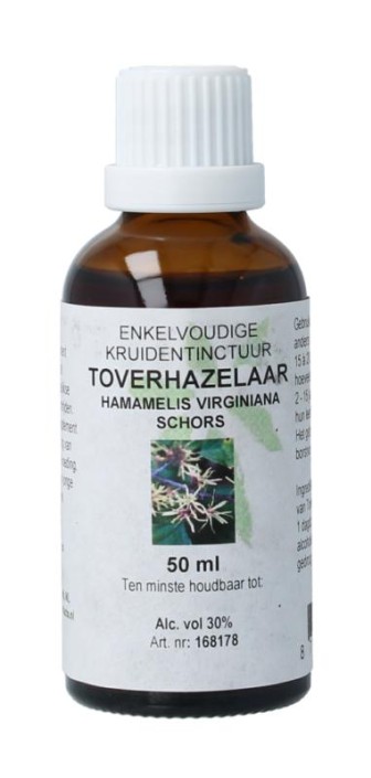 Cruydhof Hamamelis virginiana cort / toverhazelaar tinctuur (50 Milliliter)