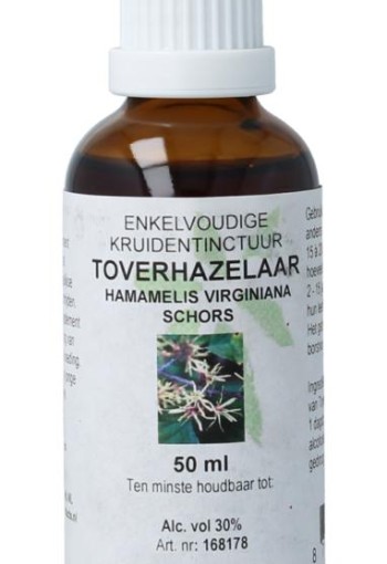 Cruydhof Hamamelis virginiana cort / toverhazelaar tinctuur (50 Milliliter)