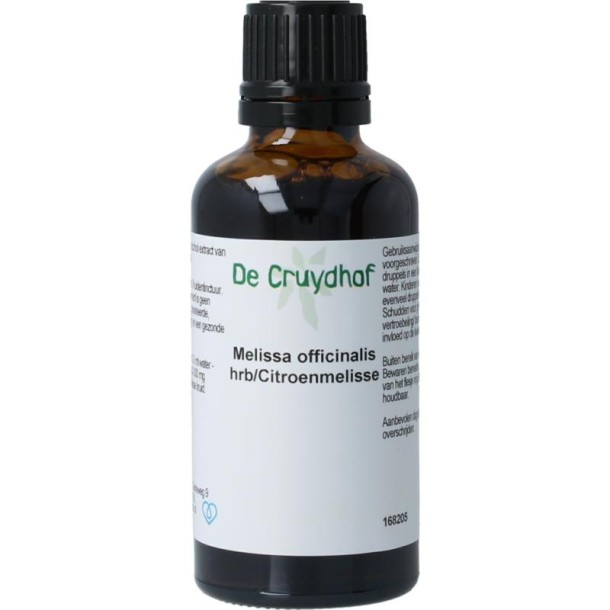 Cruydhof Melissa officinalis herb / citroenmelisse tinctuur (50 Milliliter)