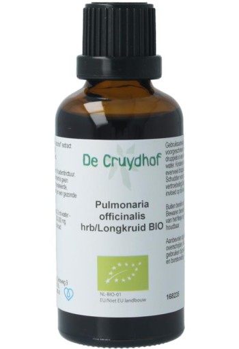 Cruydhof Pulmonaria off herb / longkruid tinctuur bio (50 Milliliter)