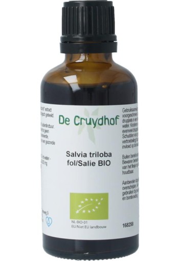 Cruydhof Salvia tribola fol / salie tinctuur bio (50 Milliliter)