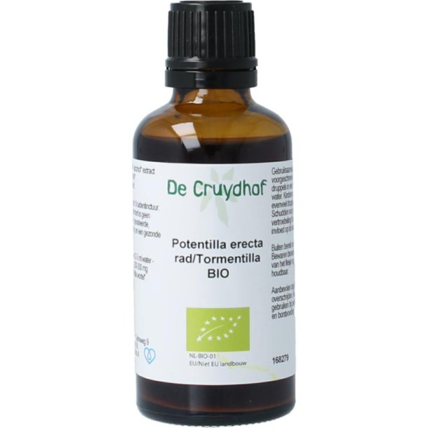 Cruydhof Tormentil wortel tinctuur bio (50 Milliliter)