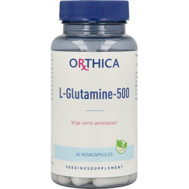 Orthica L-Glutamine 500 (60 Vegetarische capsules)