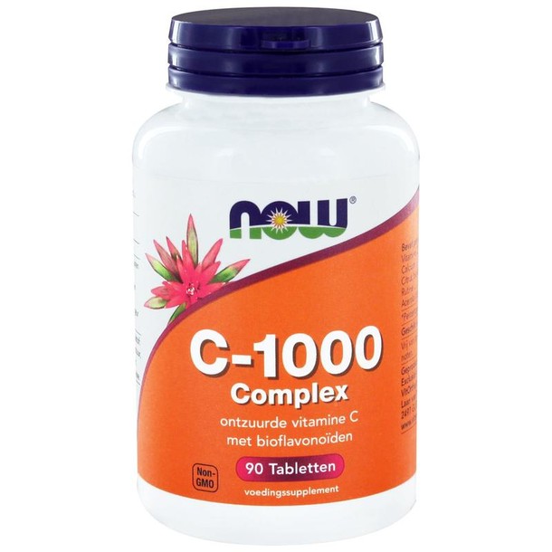 NOW Vitamine C 1000 mg complex (90 Tabletten)