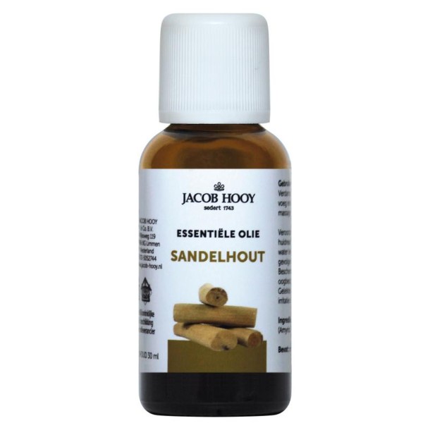 Jacob Hooy Sandelhout olie (30 Milliliter)